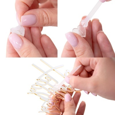 Aplique Frente de Bolo Happy Birthday Dourado