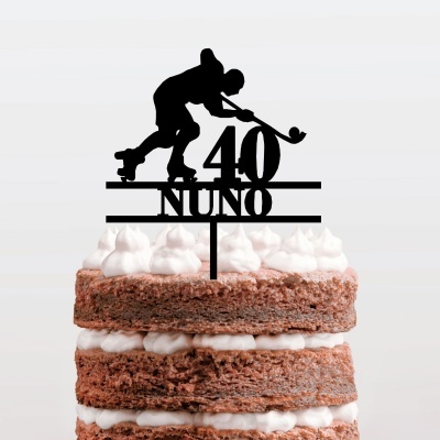 Topo Bolo Hoquei Patins Nome e Idade