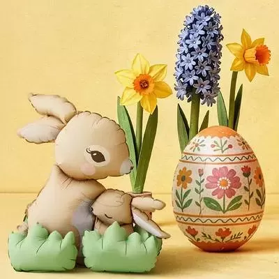 Balão de Ar Coelhinhos 60cm