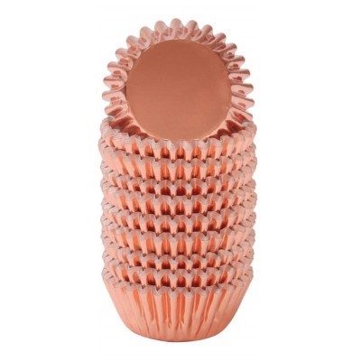 Mini Forminhas Laminadas Rosegold