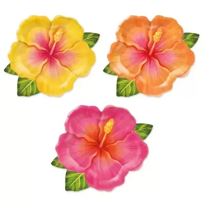 Pratos Flor Havaiana