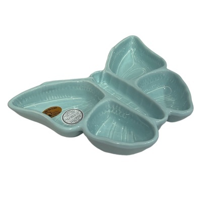 Taça Borboleta Azul Pastel