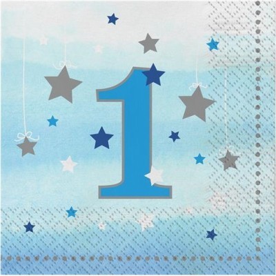 Guardanapos 1º Aniversário Estrela Azul