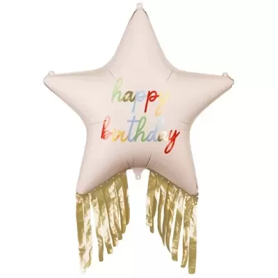 Balão Happy Franjas