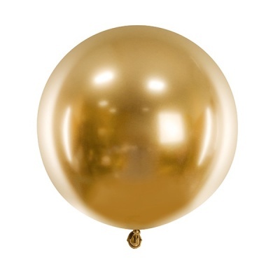 Balão Cromado Dourado 60cm