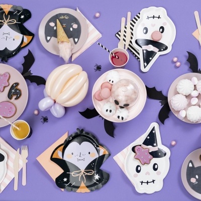 Pratos Caveira Divertida