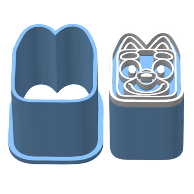 Molde Brigadeiro c/ Carimbo Bluey