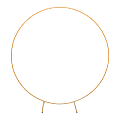 Aro Arco Metal Redondo Dourado