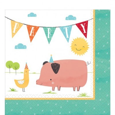 Guardanapos Animais da Quinta Barnyard