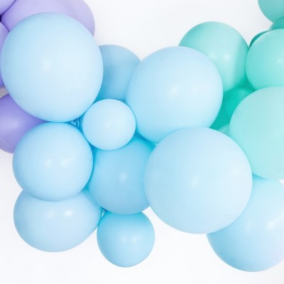 Balão Azul Claro Pastel 12cm