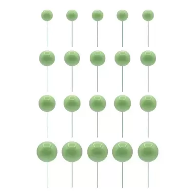 Toppers Bolas Verde Claro