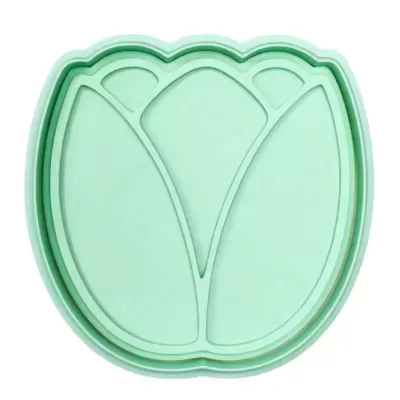 Cortador c/ Carimbo Túlipa