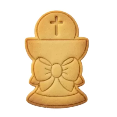 Cortador c/ Carimbo Cruz com Laço