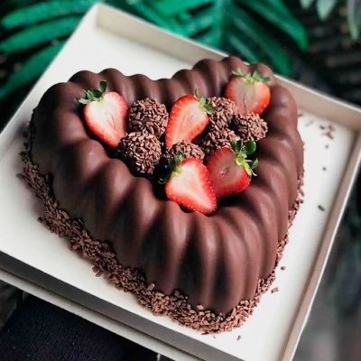 Forma Bailarina Coração 18cm