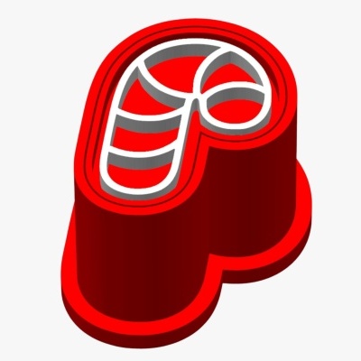 Molde Brigadeiro c/ Carimbo Cana de Natal