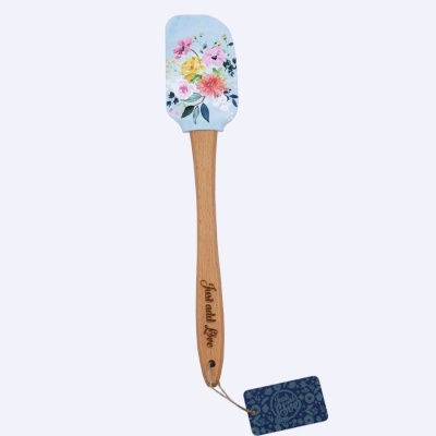 Espátula Flores Azul