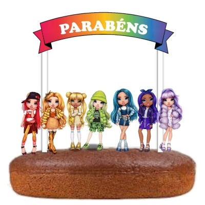 Topo Bolo Rainbow High