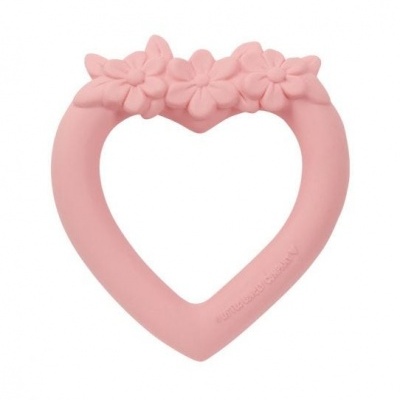 Mordedor Bebé Coração Flores