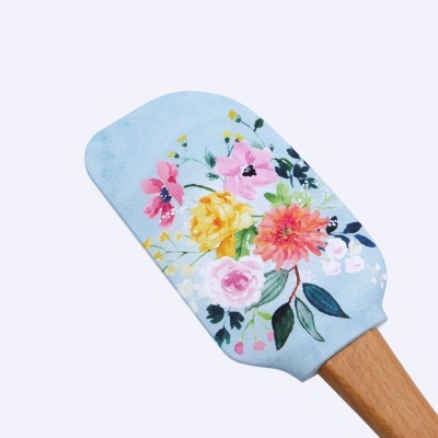 Espátula Flores Azul