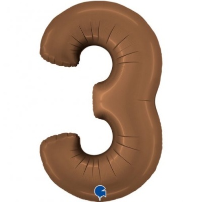 Balão Gigante 3 Castanho Chocolate