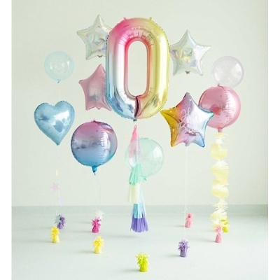 BALÃO #8 RAINBOW 86CM