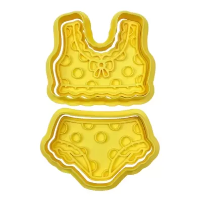 Cortador c/ Carimbo Biquini às Bolinhas