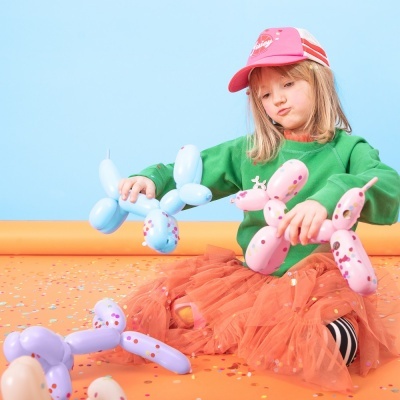 Balões de Modelagem Cores Pastel