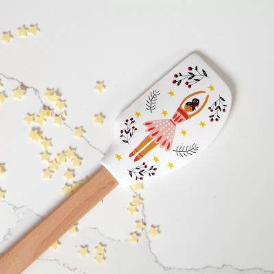 Conj. 2 Espátulas Natal Bailarina