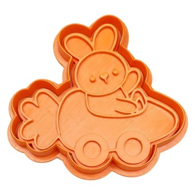 Cortador c/ Carimbo Carro Cenoura