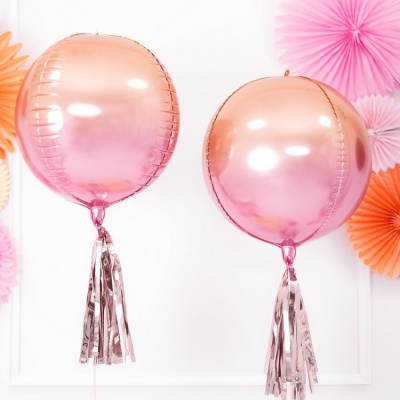 Balão Ombre Laranja Coral