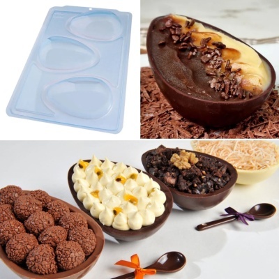Molde BWB Forma 3 Partes Ovo 250g