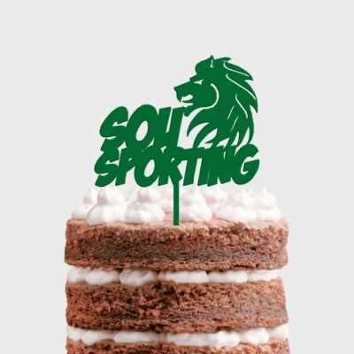 Topo Bolo Futebol Sou Sporting