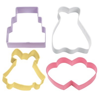 Conj. 4 Cortadores Casamento