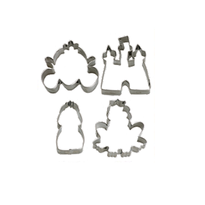 Conj. 4 Cortadores Princesa