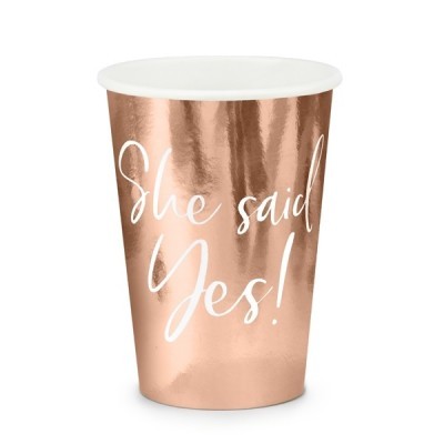 Copos She said yes! Rose Gold