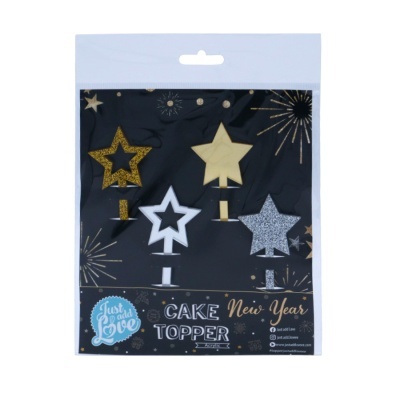 Toppers Ano Novo Estrelas
