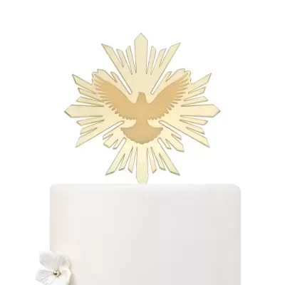 Topper Ouro Pomba Divina