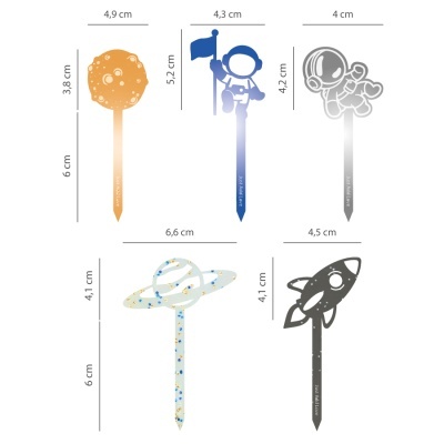 Toppers Espaço e Astronautas