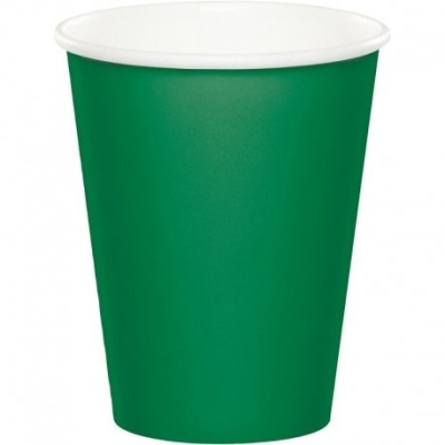 Copos Verde Escuro Lisos