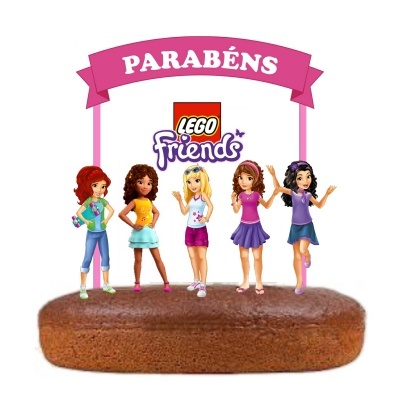 Topo Bolo Lego Friends