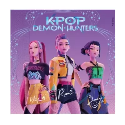 Guardanapos Guerreiras K-POP Demon Hunters