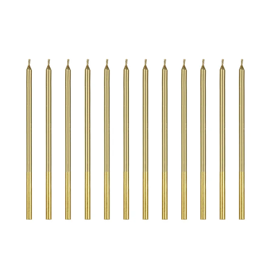 Velas Altas Douradas + Gold