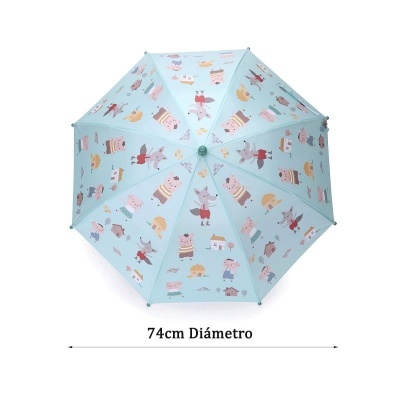 Guarda-chuva The Three Little Pigs