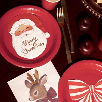 Guardanapos Laço Natal