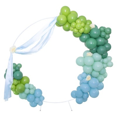 Aro Arco Metal Redondo Branco