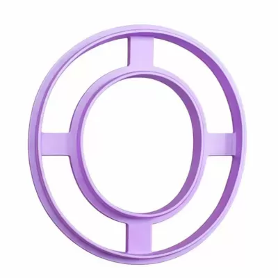 Cortador de Bolachas - Letras Alfabeto - O