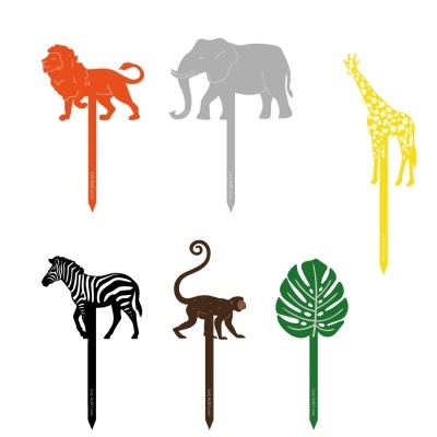 Topo Bolo Animais da Selva