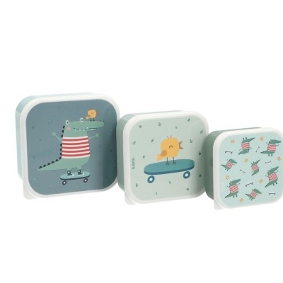 Conj. 3 Caixas Croco