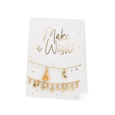 Postal + Pulseira - Make a Wish!