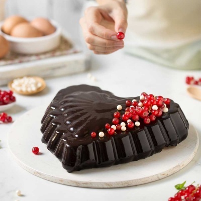 Forma de Bolo Coração